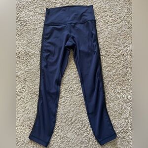 Lululemon navy leggings 25”